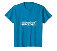 I Choose Violence: Do Not Be Perceived Graphic T-Shirt, Youth, Sapphire Blue, Small