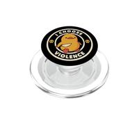 I Choose Violence - Funny Cute Ironic Duck Attitude - TFS PopSockets PopGrip for MagSafe