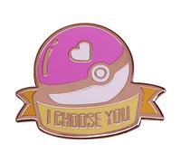 I Choose You Pets Ball Label Pins Cartoon Brooch Backpacks Hats Bags Lapel Accessory For Kids Adults Pins Cute For Kids Display Clothes Accessories Birthday Christmas Festival Gift