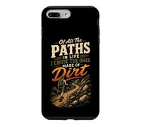 I Chose The Paths Made Of Dirt Hiking Hiker Gift Retro Case for iPhone 7 Plus/8 Plus