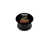 I Chose The Paths Made Of Dirt Hiking Hiker Gift Retro PopSockets Adhesive PopGrip
