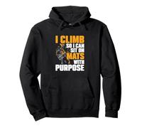 I Climb So I Can Sit On Mats With Purpose Indoor Boulderers Pullover Hoodie