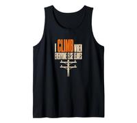 I Climb When Everyone Else Leaves Lineman Storm Work Tank Top