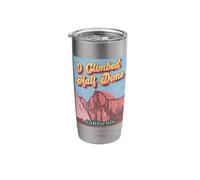 I Climbed Half Dome Yosemite National Park Climbing Climber Stainless Steel Insulated Tumbler
