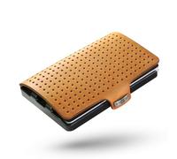 I-CLIP Original Mini Wallet - Slim, Leather, Card Holder - AdvantageR Beige, Beige, S, Elegant