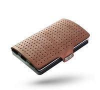 I-Clip Original Mini Wallet with Moneyclip - Slim Leather Cardholder - Premium AdvantageR Oak