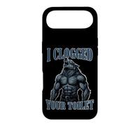 I Clogged Your Toilet Unhinged Alpha Wolf Funny Brainrot Case for iPhone Air