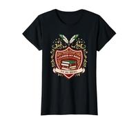 I Closed My Book to Be Here Funny Avid Reading Bookworm Value Graphic T-Shirt, Women, Black, S