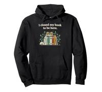 I Closed My Book To Be Here Funny English Teacher Quote Pullover Hoodie