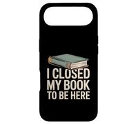 I Closed My Book To Be Here Funny Reader Introvert Case for iPhone Air