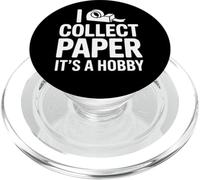 I Collect Paper Its A Hobby Scrapbook Collage Ephemera PopSockets PopGrip for MagSafe