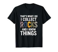 I Collect Rocks - Geology Mineralogy Pun Art T-Shirt