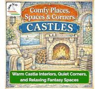 I Color Stuff: Comfy Places, Spaces and Corners. Castles: A Cozy Coloring Book of Peaceful Castle Rooms, Hidden Nooks, and Warm Fantasy Retreats (I Color Stuff: Coloring Books for Kids & Adults)