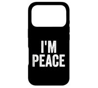 I Come In Peace I'm Peace Funny Matching Couple Lovers Case for iPhone 17 Pro