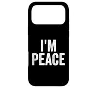 I Come In Peace I'm Peace Funny Matching Couple Lovers Case for iPhone 17 Pro Max