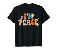 I come in peace Im peace groovy matching couples T-Shirt