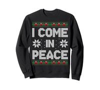I Come In Peace I'm Peace Matching Ugly Christmas Sweater Sweatshirt