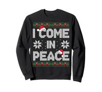 I Come In Peace I'm Peace Matching Ugly Christmas Sweater Sweatshirt
