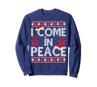 I Come In Peace I'm Peace Matching Ugly Christmas Sweater Sweatshirt