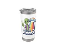 I Come in Peace UFO Alien Lover Stainless Steel Insulated Tumbler