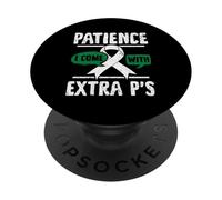 I Come with Extra P's - Stuttering Awareness PopSockets Adhesive PopGrip