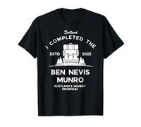 I Completed Ben Nevis Munro Scotland Hiking Gift T-Shirt