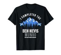 I Completed Ben Nevis Munro Scottish Flag Hiking Gift T-Shirt