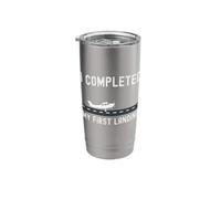 I Completed My First Landing Student Pilot Landing Stainless Steel Insulated Tumbler