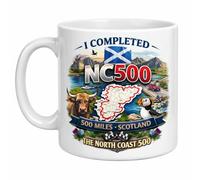 I Completed NC500 Scotland Road Trip Travel Souvenir Ceramic Gift Mug