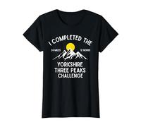 I Completed The Yorkshire Three Peaks Challenge T-Shirt, Women, Black, XX-Large