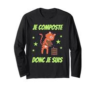 I Compose so I am Nature Bio Recycling Ecology Long Sleeve T-Shirt