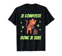 I Compose so I am Nature Bio Recycling Ecology T-Shirt