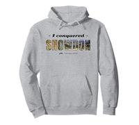I conquered/climbed Snowdon Mountain Outdoors Achievement Pullover Hoodie
