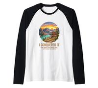 I Conquered It Lake Agnes Teahouse Trail Banff National Park Raglan Baseball Tee