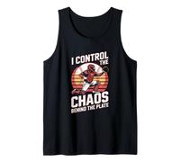 I Control The Chaos Behind The Plate Catcher Tank Top