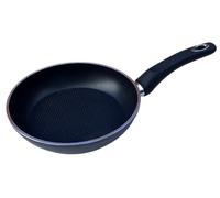 I-Cook Non Stick Frying Pan - 24cm Induction Frying Pan with Honeycomb Surface, 4mm Forged Aluminium - Dishwasher Safe Skillet Pan - Suitable for All Hobs with Soft Grip Handle