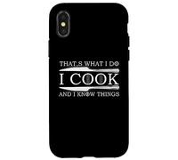 i cook that's what know things, good at cooking Case for iPhone X/XS