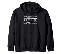 i cook that's what know things, good at cooking Zip Hoodie