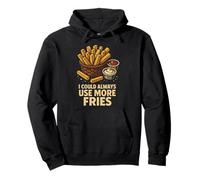 I Could Always Use More Fries Ketchup Mayo Pullover Hoodie