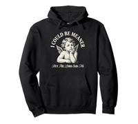 I Could Be Meaner But The Lord Said No Funny Sassy Cherub Pullover Hoodie