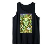 I Could Be Meaner Funny Feminist Medusa Sarcastic Woman Tank Top