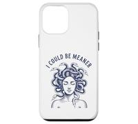 I Could Be Meaner Medusa Scary Women Sarcastic Cool Graphic Case for iPhone 12 mini
