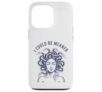 I Could Be Meaner Medusa Scary Women Sarcastic Cool Graphic Case for iPhone 13 Pro