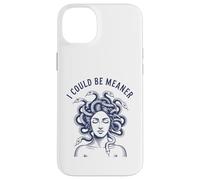 I Could Be Meaner Medusa Scary Women Sarcastic Cool Graphic Case for iPhone 14 Plus
