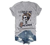 I Could Be Meaner T Shirt, I Could Be Meaner Shirts V Neck for Women Man