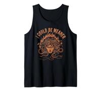 I Could Be Meaner Tshirt Medusa Greek Mythology Halloween Tank Top