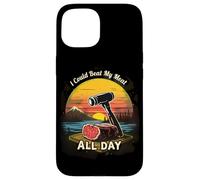 I Could Beat My Meat All Day BBQ Humor Case for iPhone 15