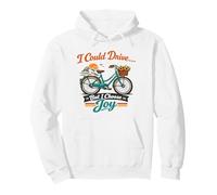 I Could Drive But I Choose Joy Funny Cycling Retro Bike Pullover Hoodie