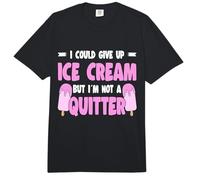 I Could Give Up Ice Cream But I'm Not A Quitter Gelato Lover Comfort Colors Adult Heavyweight T-Shirt