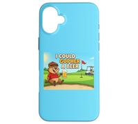 I could go for a beer gopher and golf Case for iPhone 16 Plus